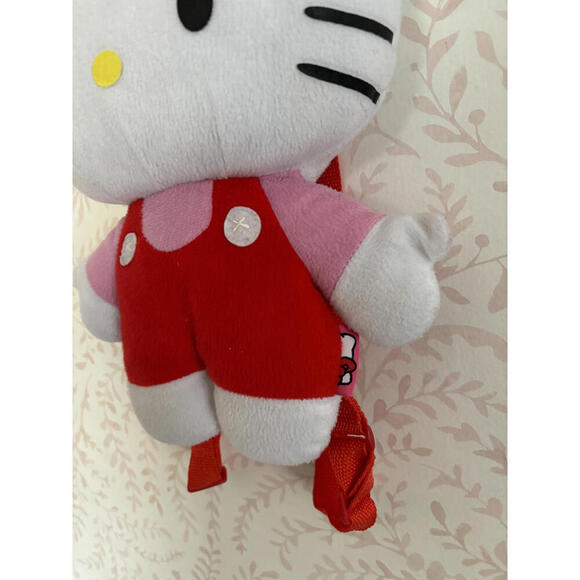 Vintage Hello Kitty Plush Backpack - Cute Red/Pink Design - Picture 2 of 4